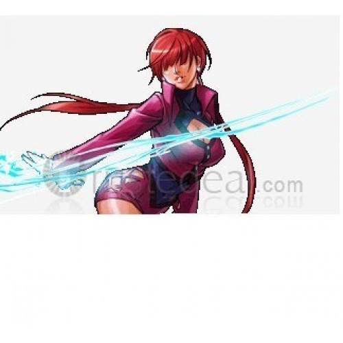 The King of Fighters Shermie Black Red Costume