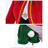 Cardcaptor Sakura Kinomoto Sakura Christmas Red Green Cosplay Costume