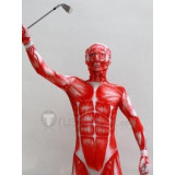 Attack on Titan Shingeki no Kyojin Giant Printed Spandex Suit Cosplay Costume