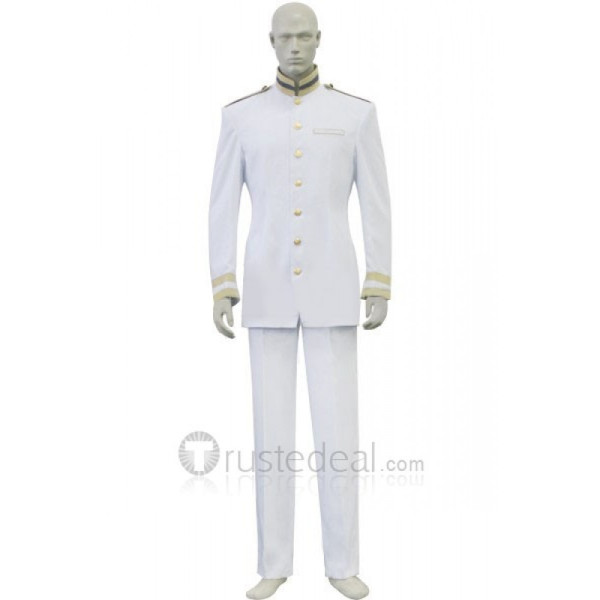 Hetalia Axis Powers Japan White Cosplay Costume
