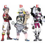 Pokemon Sword and Shield Bede Piers Gordie Kabu Cosplay Shoes Boots