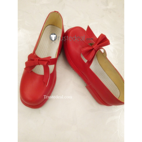 Cardcaptor Sakura Kinomoto Sakura Red Lolita Cosplay Shoes