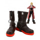 Fullmetal Alchemist Edward Elric Black Brown Cosplay Boots Shoes