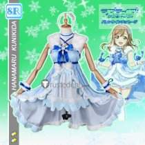 Hanamaru Kanan Ruby You Mari Yoshiko Fun in the Snow Cosplay Costume