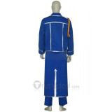 Full Metal Alchemist Roy Mustang Military Blue Uniform Cosplay Costume