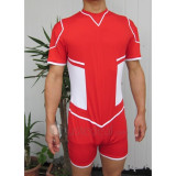 Young Justice Beast Boy Red Body Suit Cosplay Costume