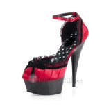Satin Upper High Heel Closed-toes Platform Sexy Sandals(99-35)