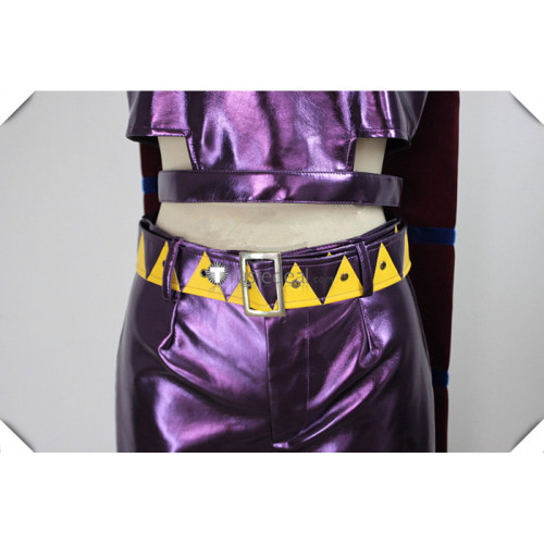 Jojo's Bizarre Adventure Joseph Joestar Purple Cosplay Costume 2