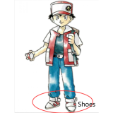 Pokemon Trainer Red Cosplay Costumes