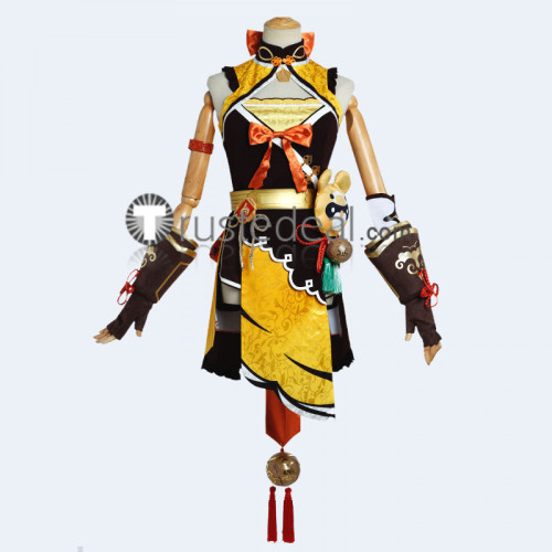 Genshin Impact Xiangling Xingqiu Mona Cosplay Costume Custom Size Plus Size