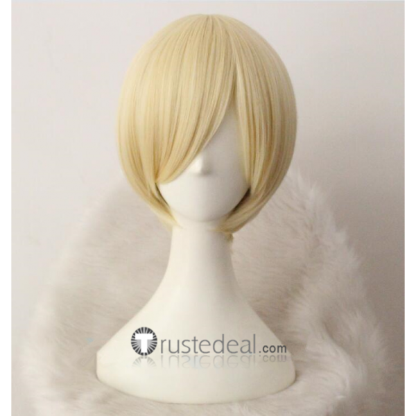 Yuri on Ice Yuri Plisetsky Light Blonde Cosplay Wig