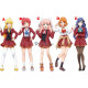 Shoujo Kageki Revue Starlight Re Live Aruru Lalafin Misora Shizuha Tsukasa Red School Uniform Cosplay Costumes