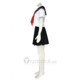 Hell Girl Ai Enma School Sailor Summer White Cosplay Costume