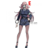 High-Rise Invasion Tenkuu Shinpan Kuon Shinzaki Maid Mask Mayuko Nise Yuri Yayoi Kusakabe Pink Blue Blonde Cosplay Wigs