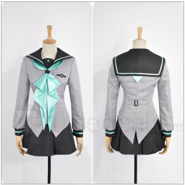Seraph of the End Owari no Serafu Shinoa Hiragi School Uniform Cosplay Costume 1