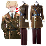 My Hero Academia Boku no Hero Academia Fumikage Shota Shoto Izuku Katsuki Denki Momo Ochaco Tsuyu Military Uniform Cosplay Costumes
