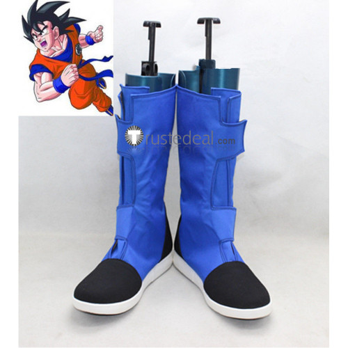Dragon Ball Son Goku Super Saiyan 4 Xeno Vegito Gogeta Android 17 Blue Cosplay Shoes Boots
