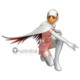 Tatsunoko vs Capcom Jun the Swan White Cosplay Shoes Boots