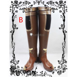 Code Realize Guardian of Rebirth Cardia Brown Cosplay Shoes Boots