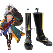 Onmyoji Shuten Doji Black Cosplay Shoes Boots