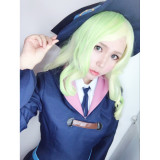 Little Witch Academia Akko Sucy Lotte Diana Blue Cosplay Costume