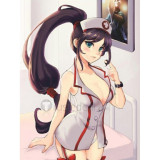 League of Legends Akali Nurse Cosplay Costume