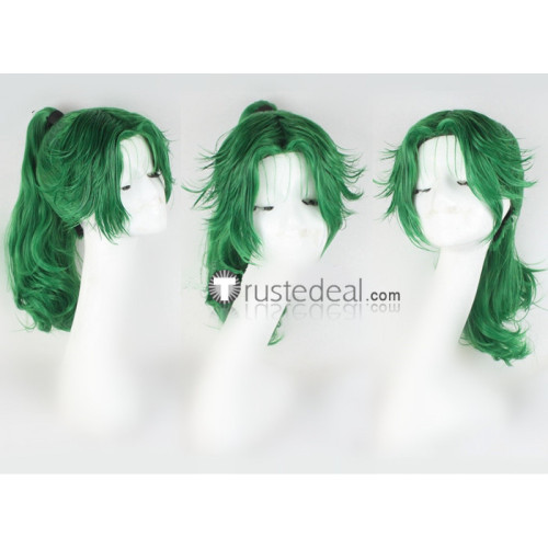 Final Fantasy Tina Kefka Palazzo Green Blonde Ponytail Cosplay Wigs