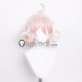 Super Danganronpa 2 Goodbye Despair Academy Nagito Komaeda White Pink Cosplay Wigs