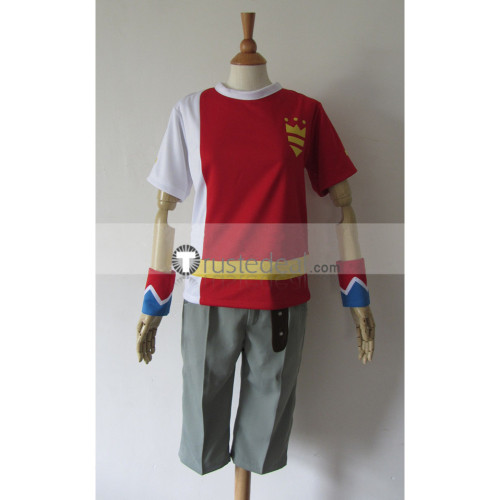 Digimon Fusion Hunters Mikey Kudo Red Cosplay Costume