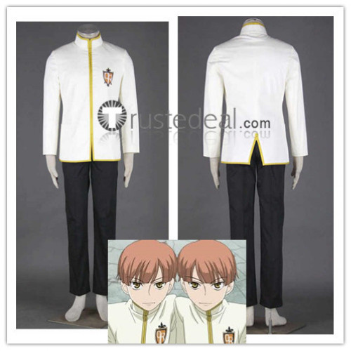 Ouran High School Host Club Twins Hitachiin Hikaru and Kaoru Middle School Uniform Cosplay Costume