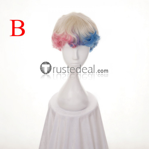 Harley Genderbend Male Cosplay Wig