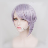 Double Decker Doug Kirill Brown Purple Cosplay Wig
