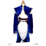 Sangokushi Taisen 3 Empress Cao Blue Cosplay Costume