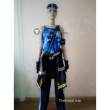 Vocaloid Project Diva X Lightning Stone Kagamine Len Blue Black Cosplay Costume