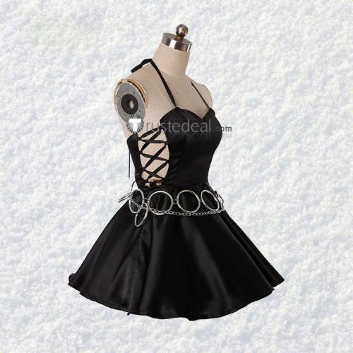 Shugo Chara Utau Hoshina Black Cosplay Costume