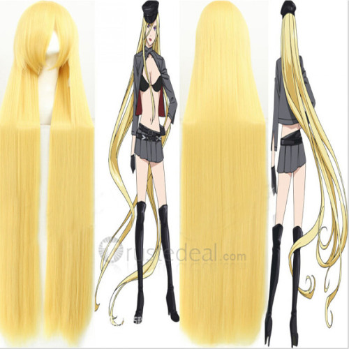 Noragami Bishamonten Vaisravana Viina Long Blonde Cosplay Wig