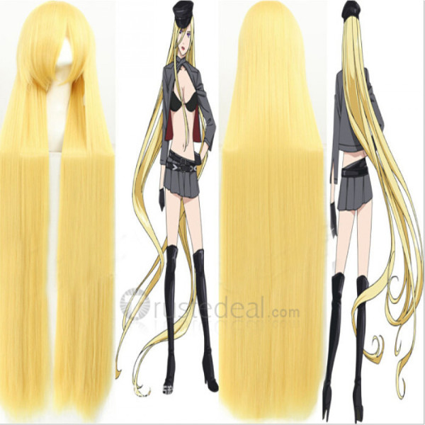 Noragami Bishamonten Vaisravana Viina Long Blonde Cosplay Wig