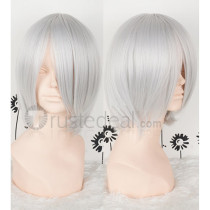 Vampire Knight Kiryuu Ichiru White Silver Cosplay Wig