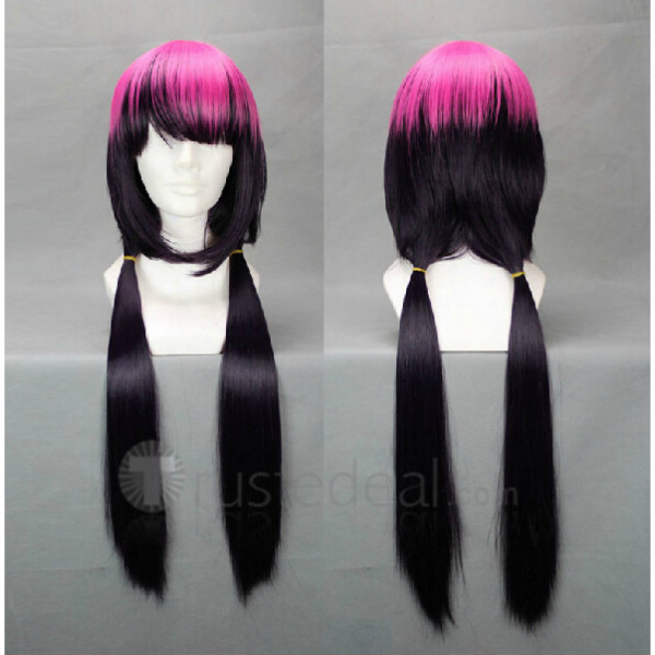Ao no Exorcist Kamiki Izumo Pink and Dark Purple Cosplay Wig