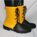 Final Fantasy Tidus Black Yellow Straps Cosplay Boots Shoes