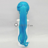 One Piece Nefertari Vivi Long Blue Ponytail Cosplay Wig 1
