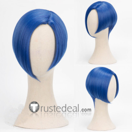 Land of the Lustrous Houseki no Kuni Benitoite Dark Blue Cosplay Wig