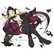 Senran Kagura Shiki Black Cosplay Boots Shoes