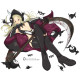 Senran Kagura Shiki Black Cosplay Boots Shoes
