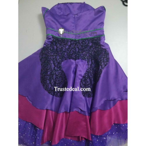 descendants 2 mal purple dress Making Mals dress from Descendants 2! The long skirt!, I also made the SHORT version of the skirt, so I will be uploading that next!, Im so happy with the way the skirt turned out! I honestly just
