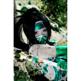 League of Legends Akali Green Cosplay Costume