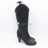 Darkstalkers Morrigan Aensland Lilith Cosplay Black Red Shoes Boots