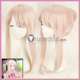 Today's Menu for Emiya Family Illyasviel von Einzbern Kimono Light Pink Cosplay Wig