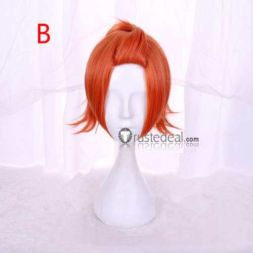 Tsukiuta Procellarum Haduki You Orange Cosplay Wig