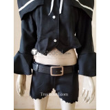 Steins Gate Luka Urushibara Black Cosplay Costume